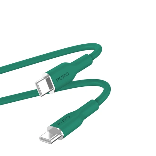 Buy PURO ICON Soft Cable USB-C/USB-C 1.5m (Jade) - PUR672 - {ean13} - Home Screen Store Europe