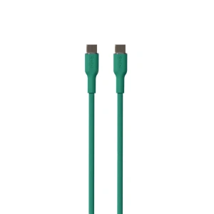 Kup Kabel PURO ICON Soft Cable USB-C/USB-C 1.5m (Jade) - PUR672 - {ean13} - Sklep Home Screen