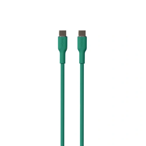 Buy PURO ICON Soft Cable USB-C/USB-C 1.5m (Jade) - PUR672 - {ean13} - Home Screen Store Europe