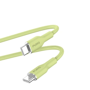 Kup Kabel PURO ICON Soft Cable USB-C/USB-C 1.5m (Matcha Green) - PUR673 - {ean13} - Sklep Home Screen