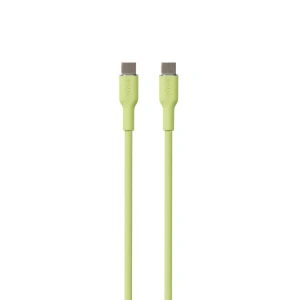 Kup Kabel PURO ICON Soft Cable USB-C/USB-C 1.5m (Matcha Green) - PUR673 - {ean13} - Sklep Home Screen