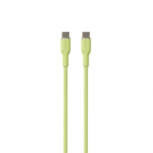 Buy PURO ICON Soft Cable USB-C/USB-C 1.5m (Matcha Green) - PUR673 - {ean13} - Home Screen Store Europe