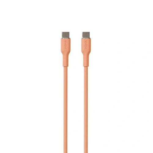 Buy PURO ICON Soft Cable USB-C/USB-C 1.5m (Apricot) - PUR674 - {ean13} - Home Screen Store Europe