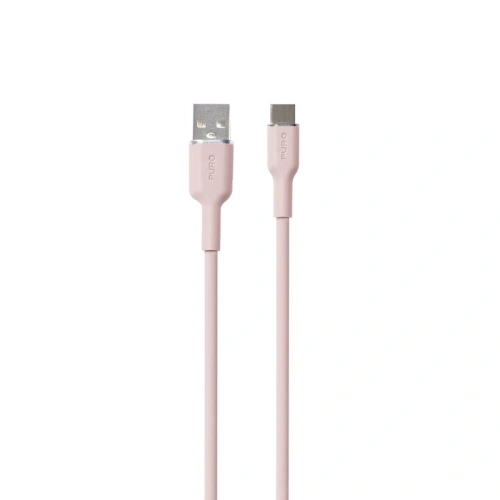 Kup Kabel PURO ICON Soft Cable USB-C/USB-A 1.5m (Dusty Pink) - PUR676 - {ean13} - Sklep Home Screen