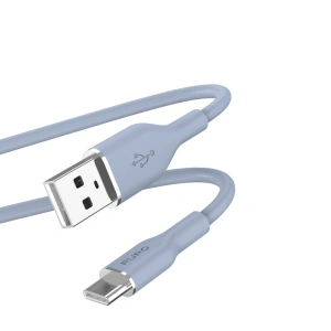 Kup Kábel PURO ICON Soft Cable USB-C/USB-A 1.5m (Porcelánkék) - PUR678 - {ean13} - Sklep Home Screen