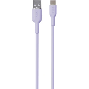 Kup 1.5m PURO ICON Soft Kabel USB-C/USB-A (Tech Lavendel) - PUR679 - {ean13} - Sklep Home Screen