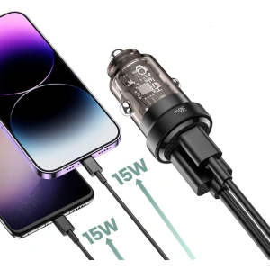 Kup Ładowarka samochodowa Tech-Protect CC30W 2-port Car Charger PD 30W QC 3.0 Black - THP1904 - {ean13} - Sklep Home Screen