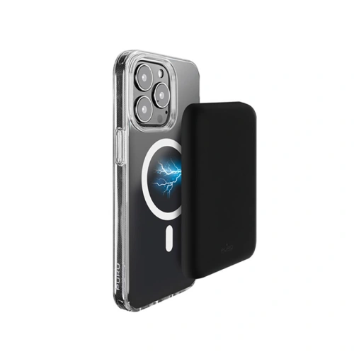Kup MagSafe PURO Slim PowerMag 4000mAh Drahtlose Powerbank (Onyx Schwarz) - PUR680 - {ean13} - Sklep Home Screen