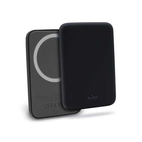 Kup MagSafe vezeték nélküli powerbank PURO Slim PowerMag 4000mAh (Onyx fekete) - PUR680 - {ean13} - Sklep Home Screen