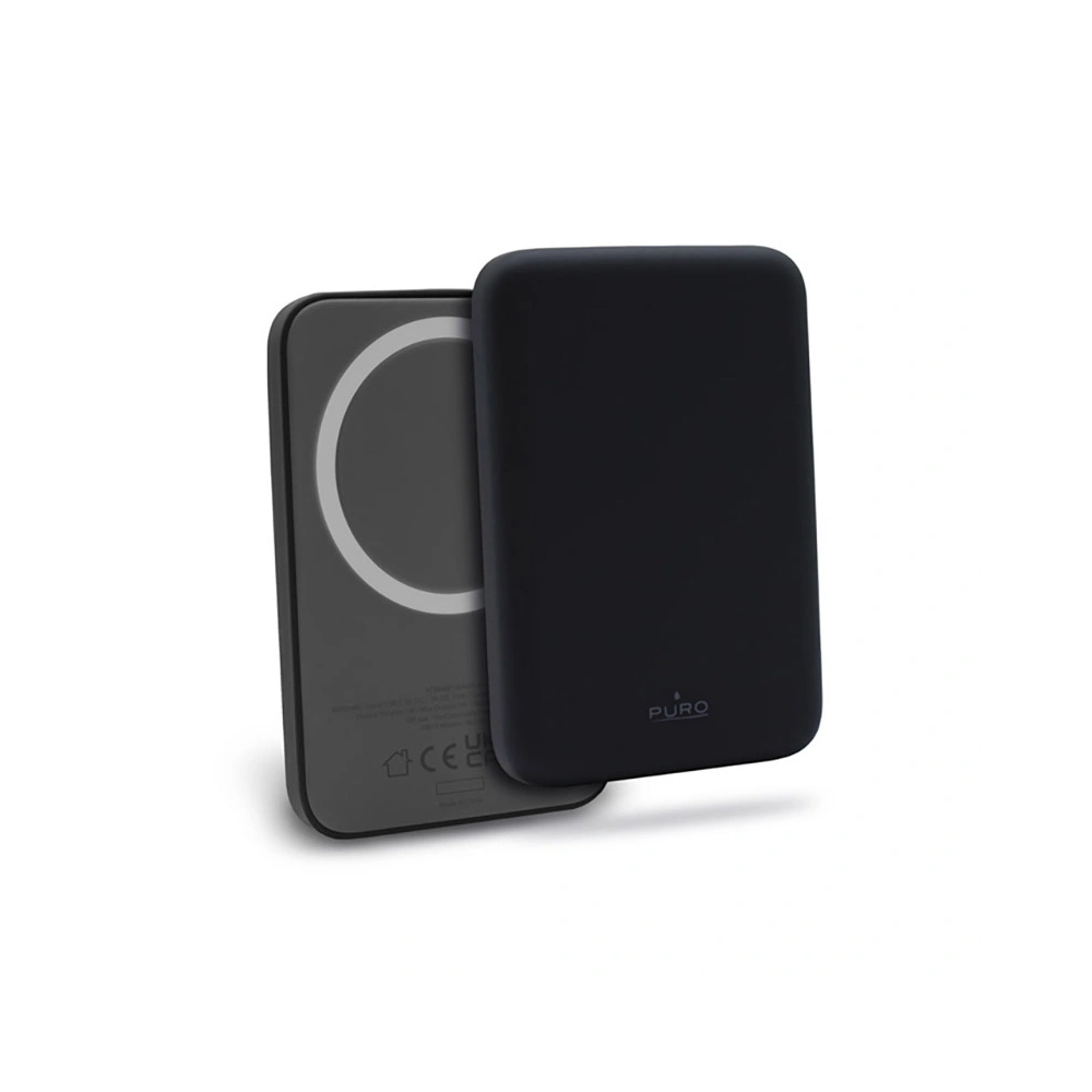 Powerbank bezprzewodowy MagSafe PURO Slim PowerMag 4000mAh (Onyx Black)