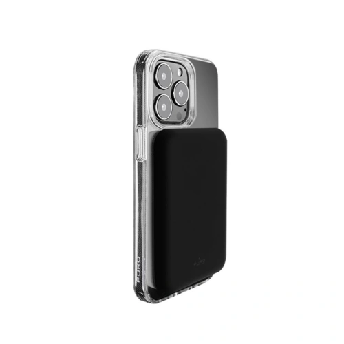 Kup Powerbank bezprzewodowy MagSafe PURO Slim PowerMag 4000mAh (Onyx Black) - PUR680 - {ean13} - Sklep Home Screen
