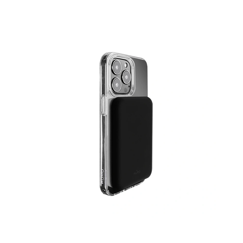 Powerbank bezprzewodowy MagSafe PURO Slim PowerMag 4000mAh (Onyx Black)