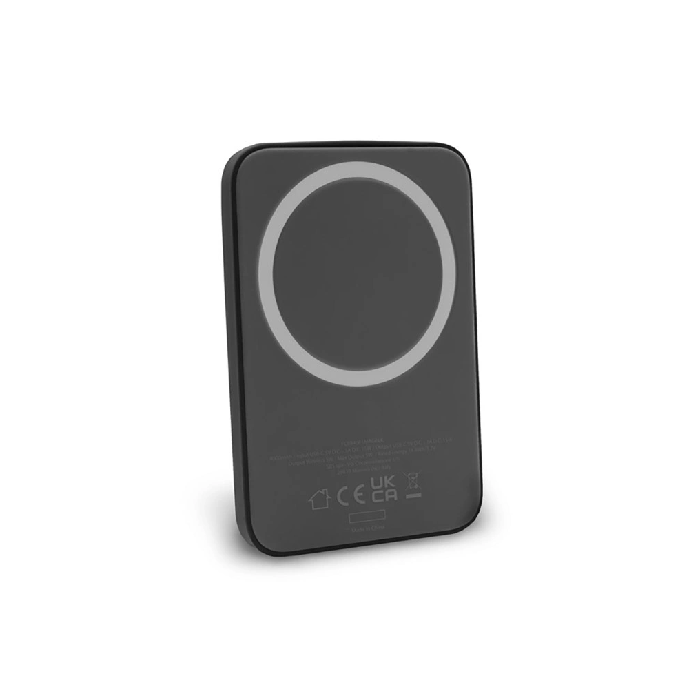 Powerbank bezprzewodowy MagSafe PURO Slim PowerMag 4000mAh (Onyx Black)