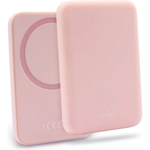 Kup Powerbank bezprzewodowy MagSafe PURO Slim PowerMag 4000mAh (Dusty Pink) - PUR681 - {ean13} - Sklep Home Screen