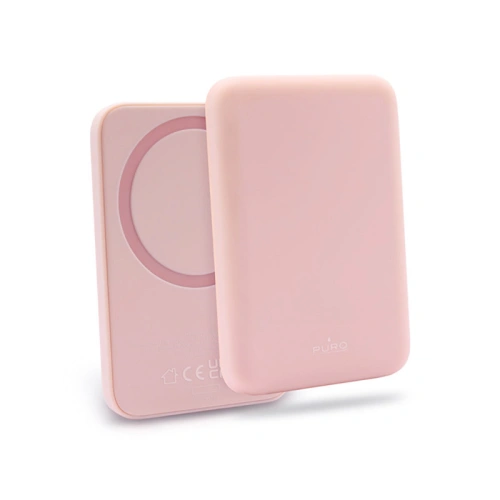 Kup Powerbank wireless MagSafe PURO Slim PowerMag 4000mAh (Roz prăfuit) - PUR681 - {ean13} - Sklep Home Screen