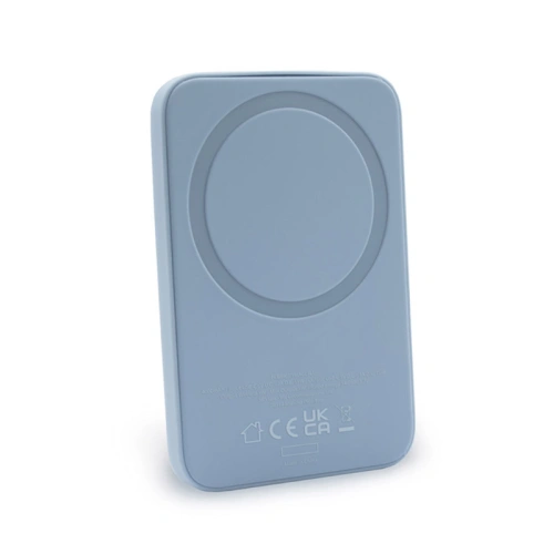 Kup MagSafe PURO Slim PowerMag 4000mAh Kabellose Powerbank (Puderblau) - PUR682 - {ean13} - Sklep Home Screen