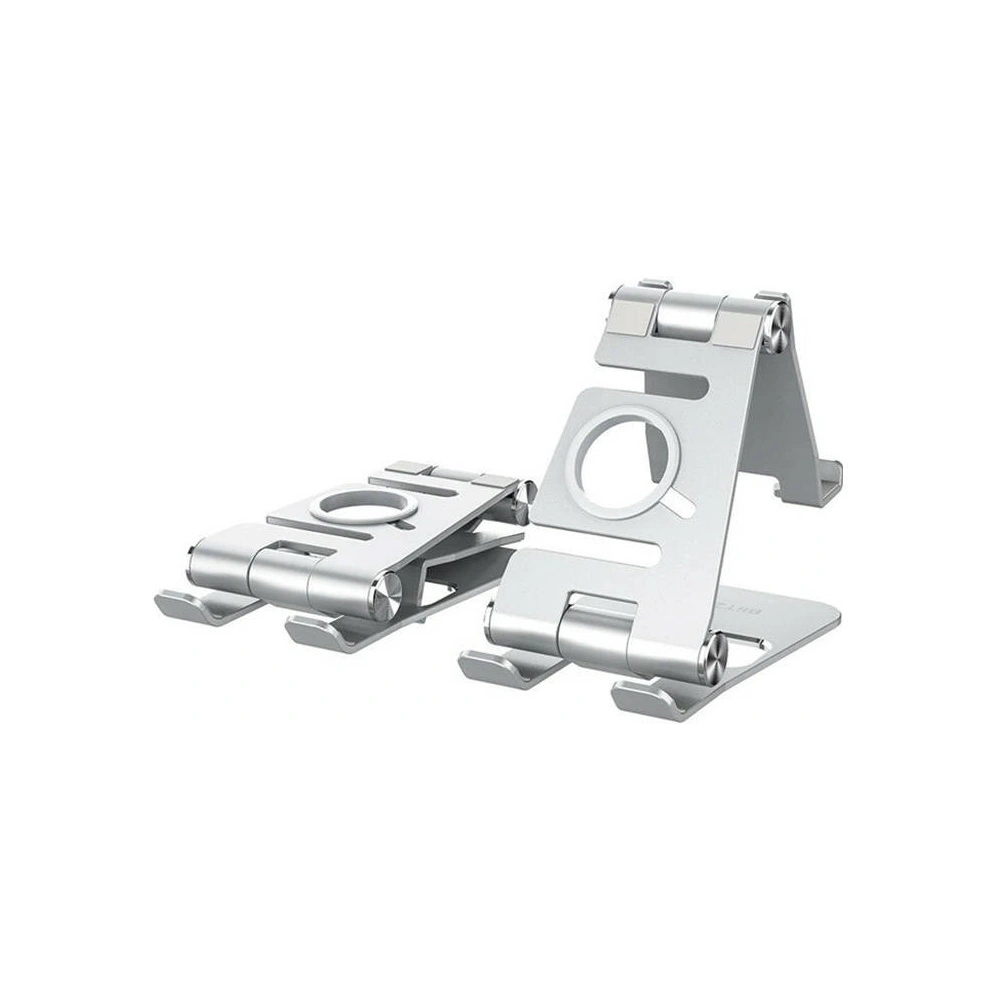 Składana podstawka 3w1 Blitzwolf BW-TS4 na telefon, tablet, smartwatch (srebrna)