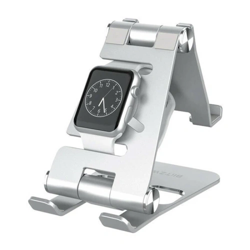 Kup Suport pliabil 3 în 1 Blitzwolf BW-TS4 pentru telefon, tabletă, smartwatch (argintiu) - BLZ551 - {ean13} - Sklep Home Screen