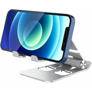 Skládací stojánek 3w1 Blitzwolf BW-TS4 na telefon, tablet, smartwatch (stříbrný)