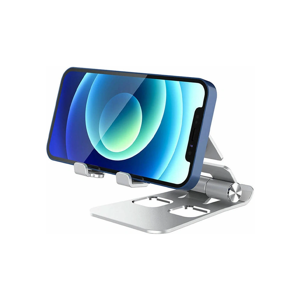 Składana podstawka 3w1 Blitzwolf BW-TS4 na telefon, tablet, smartwatch (srebrna)