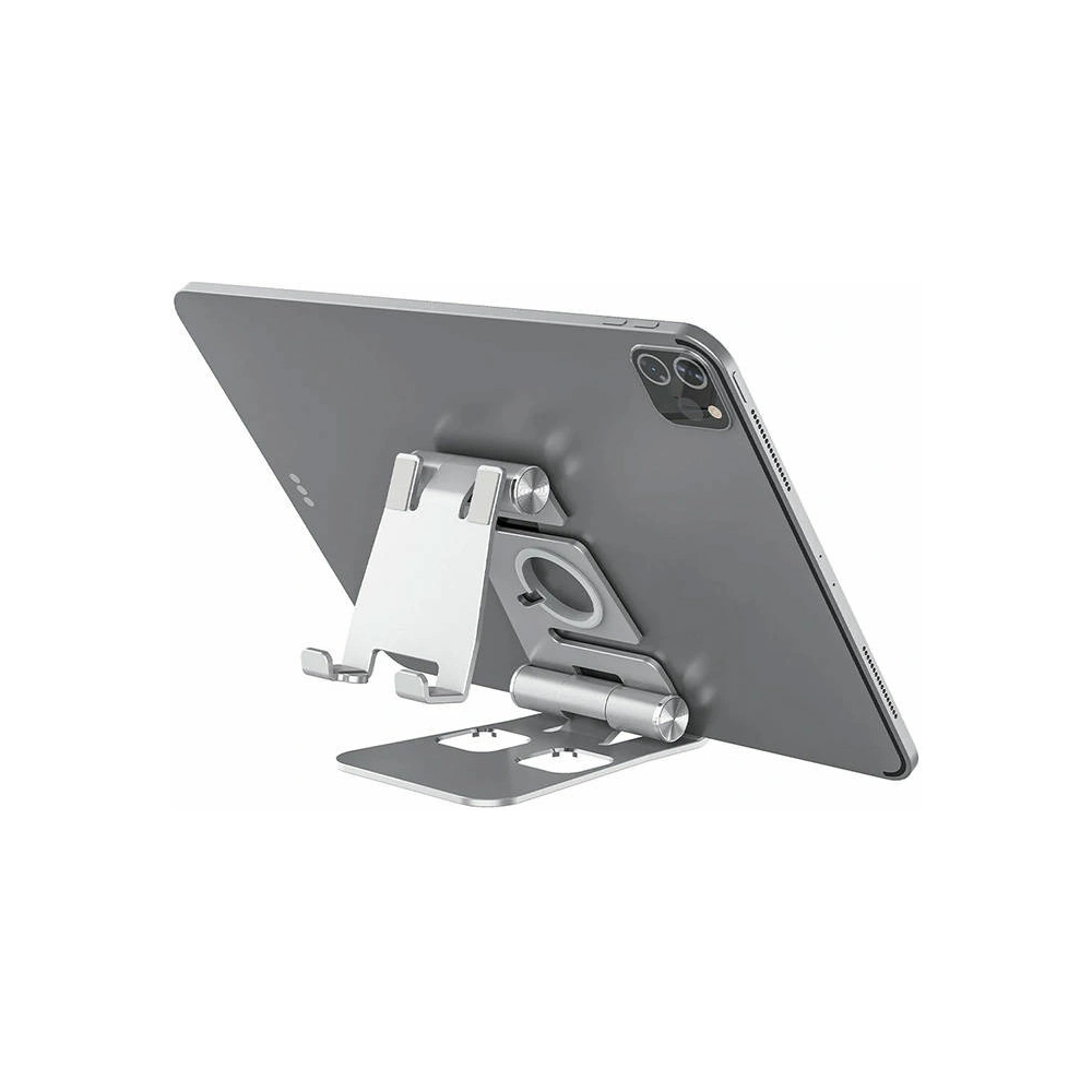 Składana podstawka 3w1 Blitzwolf BW-TS4 na telefon, tablet, smartwatch (srebrna)