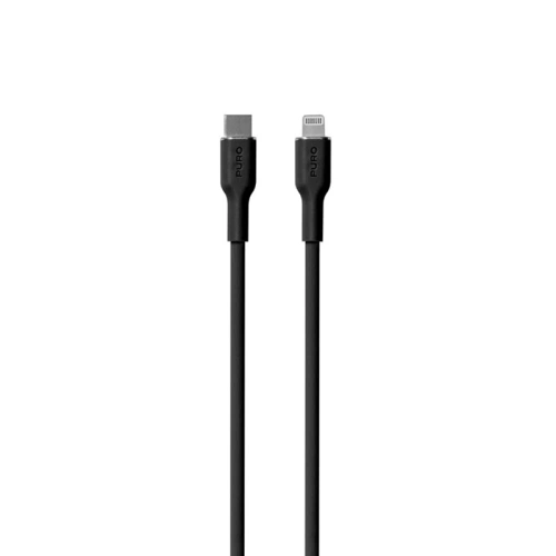 Kup Kabel PURO ICON Soft Cable USB-C/Lightning 1.5m (Černý) - PUR685 - {ean13} - Sklep Home Screen
