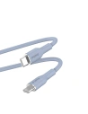 Kabel PURO ICON Soft Cable USB-C/Lightning 1.5m (Práškově modrá)
