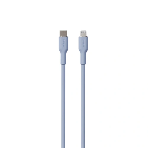 Kup Kábel PURO ICON Soft Cable USB-C/Lightning 1.5m (Porcelánkék) - PUR687 - {ean13} - Sklep Home Screen