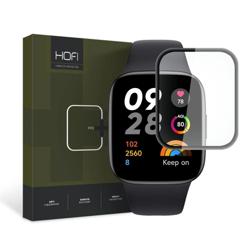 Kup Hibrid üveg Hofi Hybrid Pro+ Xiaomi Redmi Watch 3 Fekete - HOFI377 - {ean13} - Sklep Home Screen