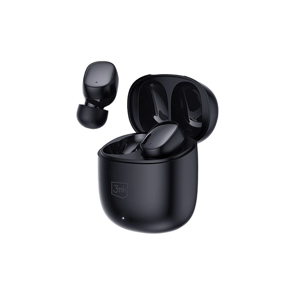 Słuchawki TWS 3MK FlowBuds Bluetooth 5.3 czarny