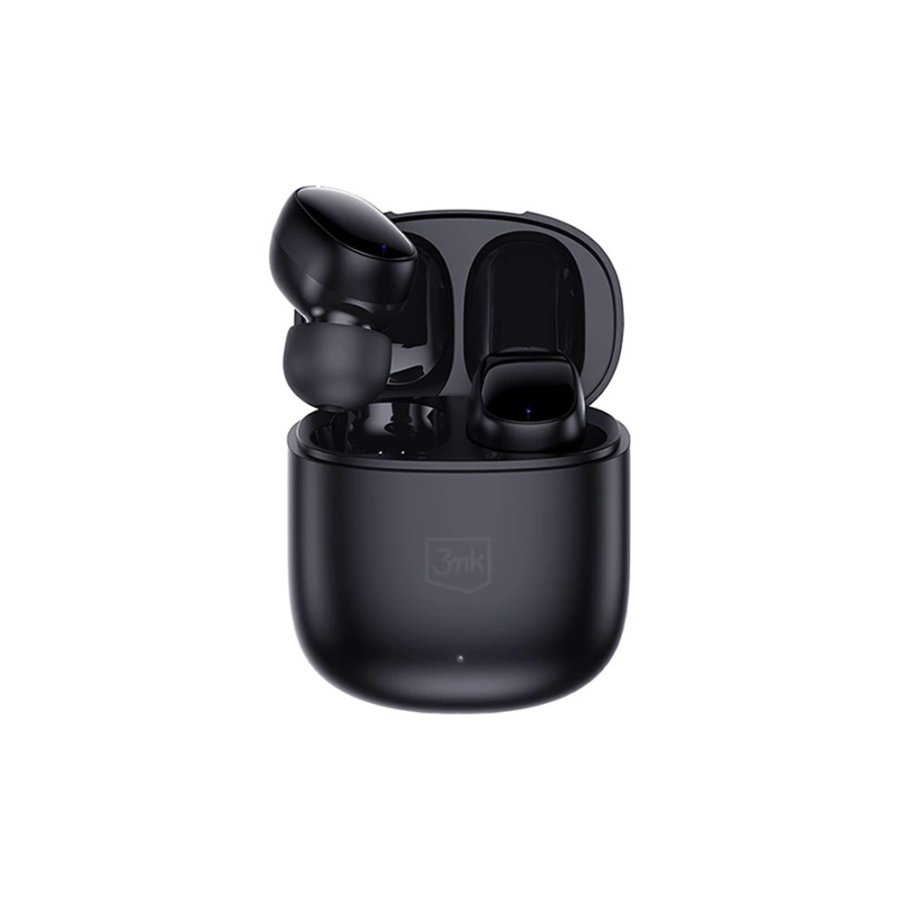 Słuchawki TWS 3MK FlowBuds Bluetooth 5.3 czarny
