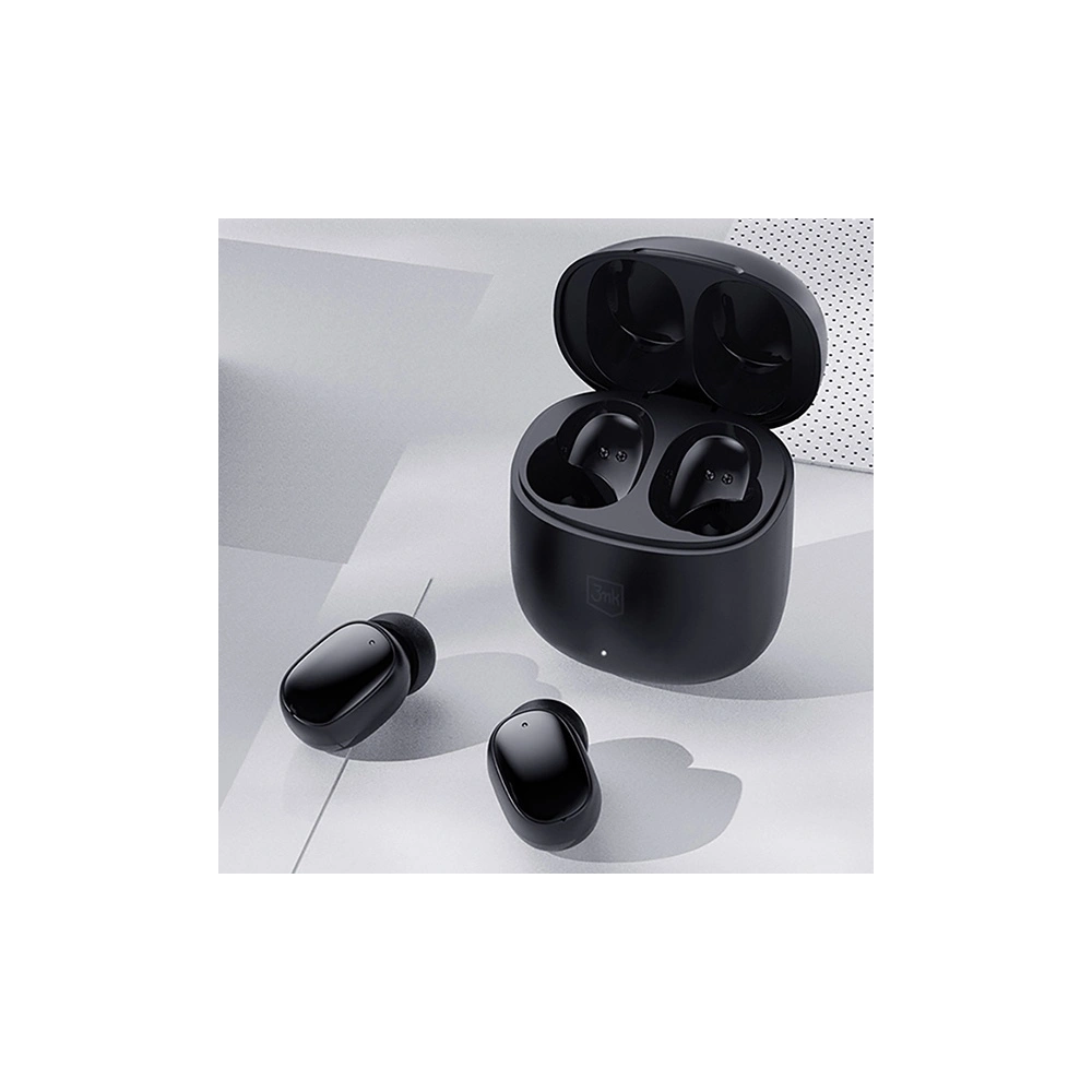Słuchawki TWS 3MK FlowBuds Bluetooth 5.3 czarny