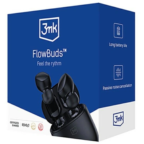 Kup Sluchátka TWS 3MK FlowBuds Bluetooth 5.3 černá - 3MK4780 - {ean13} - Sklep Home Screen
