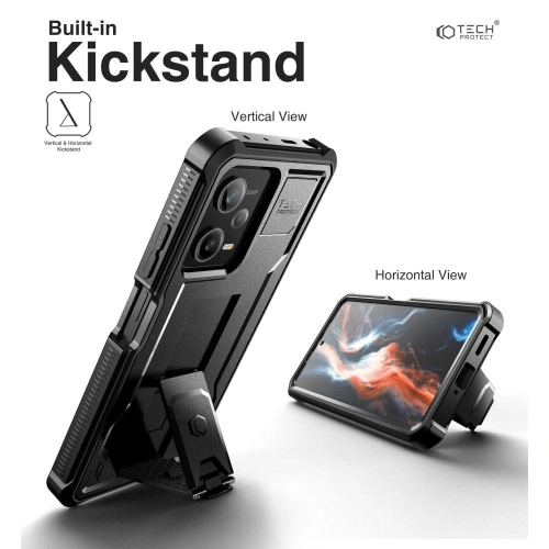 Kup Etui Tech-Protect Kevlar Pro Xiaomi Redmi Note 12 Pro 5G/POCO X5 Pro 5G Black - THP1908 - {ean13} - Sklep Home Screen