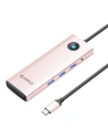 Kup Stacja dokująca HUB 10w1 Orico USB-C, HDMI, 3xUSB, SD/TF, Audio (różowe złoto) - ORC141 - {ean13} - Sklep Home Screen