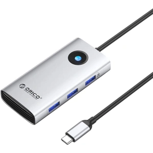 Buy Orico Docking Station HUB 6in1 USB-C, HDMI, 3xUSB (silver) - ORC143 - {ean13} - Home Screen Store Europe