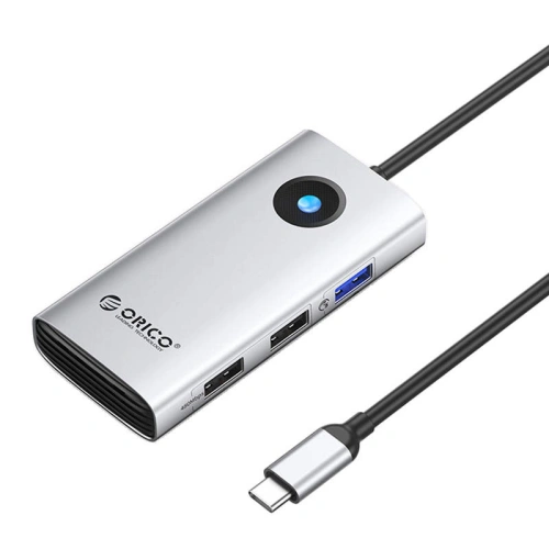 Kup Dokovací stanice HUB 5v1 Orico USB-C, HDMI, 2xUSB (stříbrná) - ORC147 - {ean13} - Sklep Home Screen