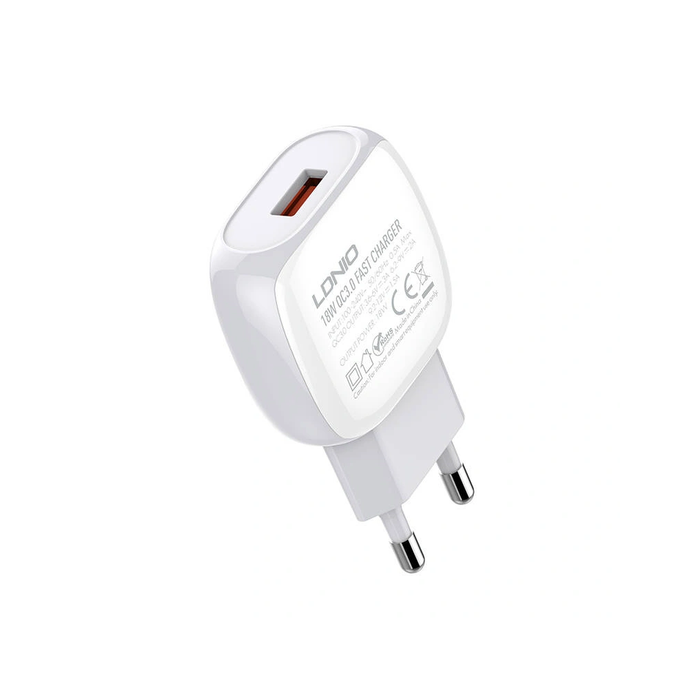 Ładowarka sieciowa LDNIO A1306Q 18W + kabel microUSB
