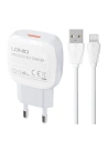 Încărcător de rețea LDNIO A1307Q 18W + cablu Lightning
