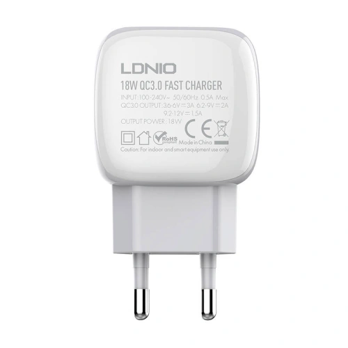 Kup Încărcător de rețea LDNIO A1307Q 18W + cablu Lightning - LDN115 - {ean13} - Sklep Home Screen