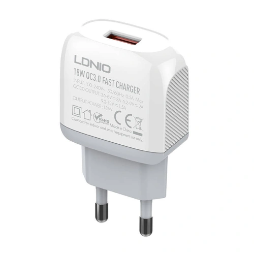 Kup Încărcător rețea LDNIO A1307Q 18W + cablu USB-C - LDN117 - {ean13} - Sklep Home Screen