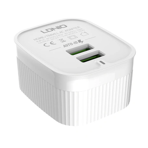 Kup Încărcător de rețea LDNIO A201 2xUSB-A + cablu Lightning - LDN120 - {ean13} - Sklep Home Screen