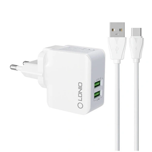 Kup Încărcător de rețea LDNIO A2203 2xUSB-A + cablu USB-C - LDN128 - {ean13} - Sklep Home Screen