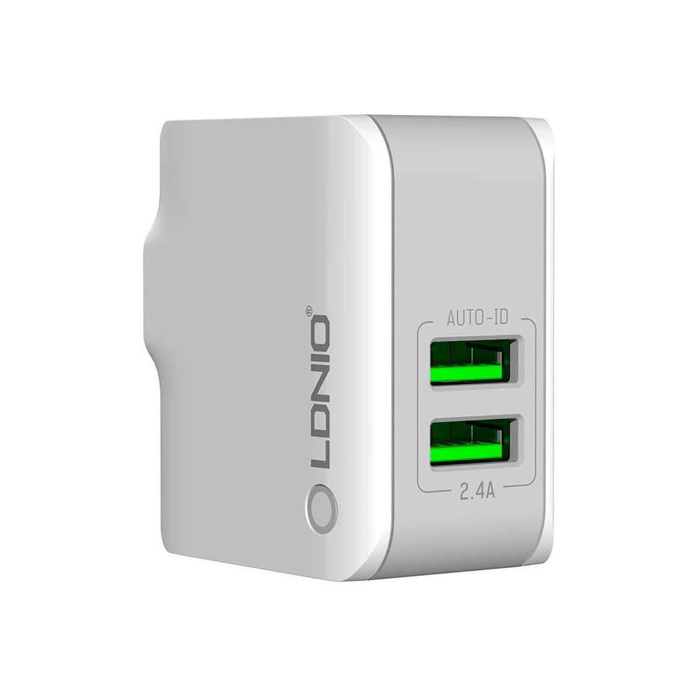 Ładowarka sieciowa LDNIO A2203 2xUSB-A + kabel USB-C