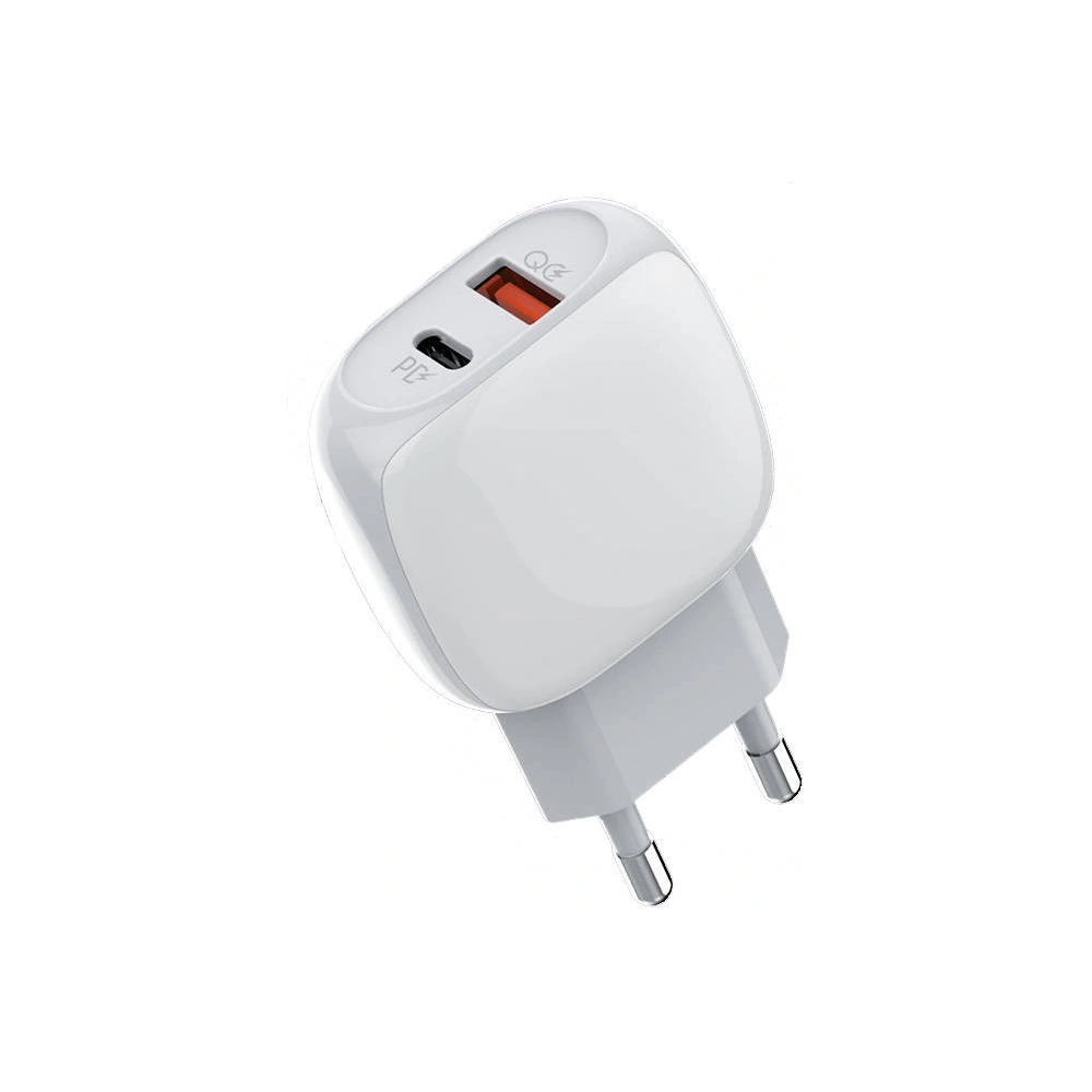 Ładowarka sieciowa LDNIO A2313C USB-A, USB-C 20W + kabel USB-C/Lightning