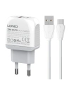 Hálózati töltő LDNIO A2316C USB-A, USB-C + USB-C kábel