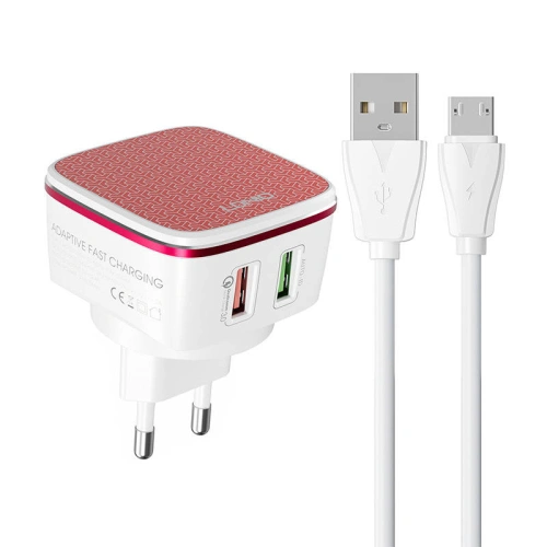 Kup Încărcătorul de rețea LDNIO A2405Q 2xUSB-A + cablu microUSB - LDN147 - {ean13} - Sklep Home Screen