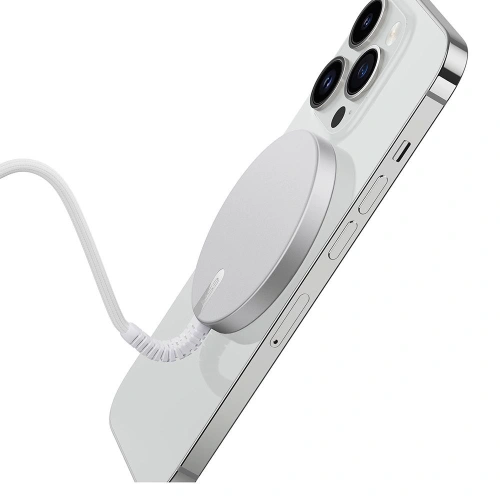Kup Ładowarka bezprzewodowa ESR Halolock Mini Magnetic MagSafe Wireless Charger Silver - ESR668 - {ean13} - Sklep Home Screen