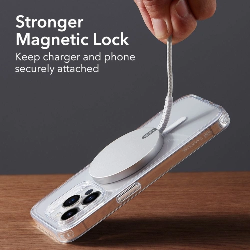 Kup Vezeték nélküli töltő ESR Halolock Mini Magnetic MagSafe vezeték nélküli töltő ezüst - ESR668 - {ean13} - Sklep Home Screen