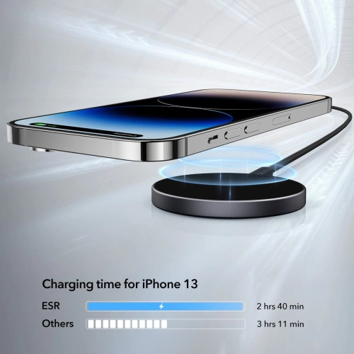 Kup Vezeték nélküli töltő ESR Halolock Mini Magnetic MagSafe vezeték nélküli töltő fekete - ESR669 - {ean13} - Sklep Home Screen